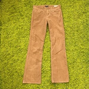 tommy hilfiger low rise bootcut corduroy khaki pant